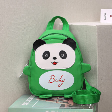 Panda Backpack for toddlers green color