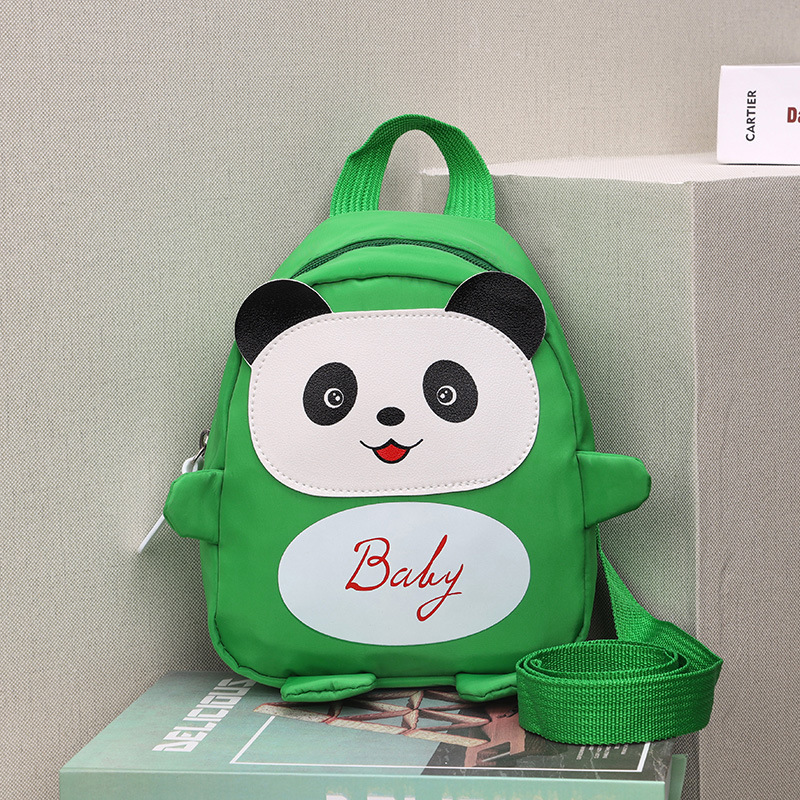 Panda Backpack for toddlers green color