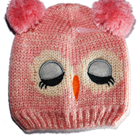 Cute Toddler Beanies rose color