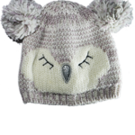 Cute Toddler Beanie Gray with Lilac